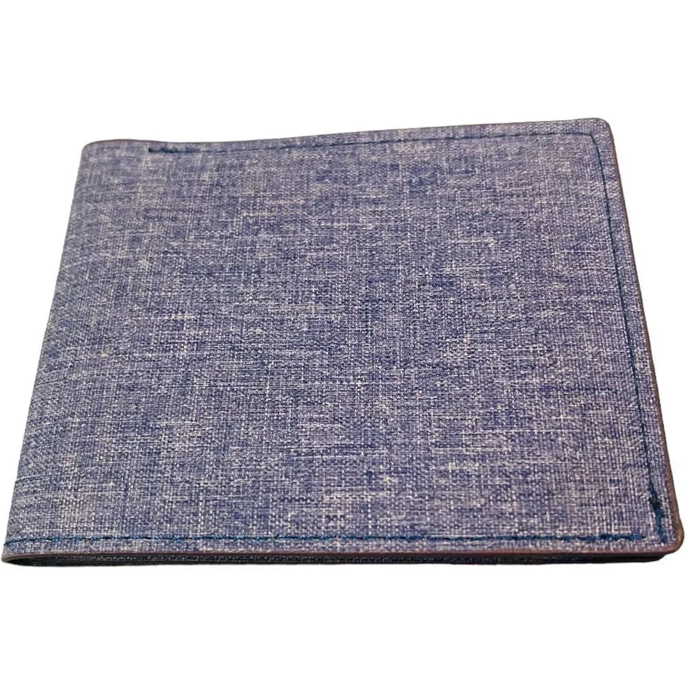 Denim Blue Bifold Wallet